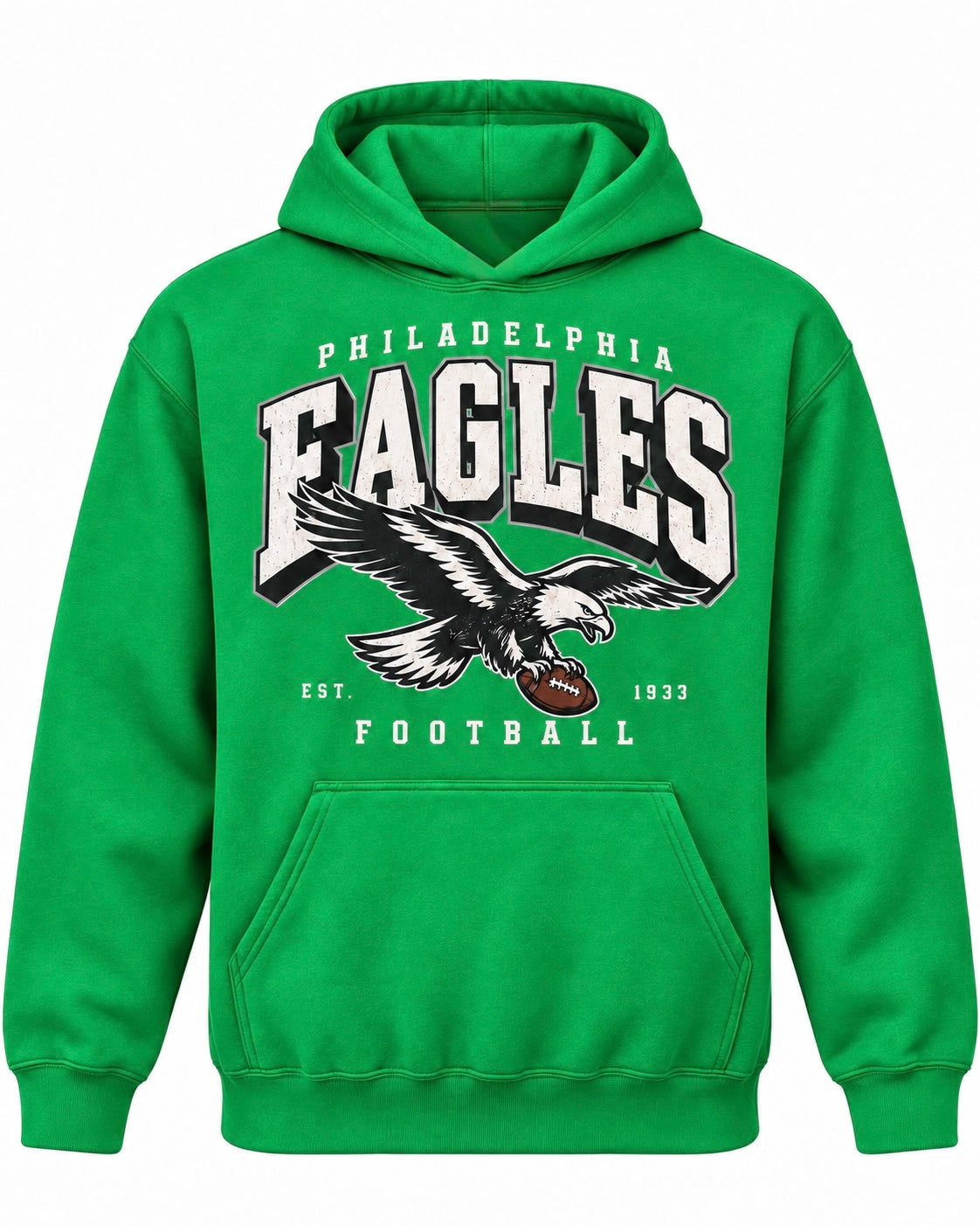 Philadelphia Eagles Vintage Eagle Hoodie – Irish Green