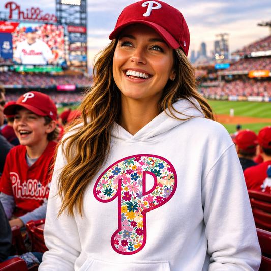 Spring Mother's Day Phillies P Hoodie
