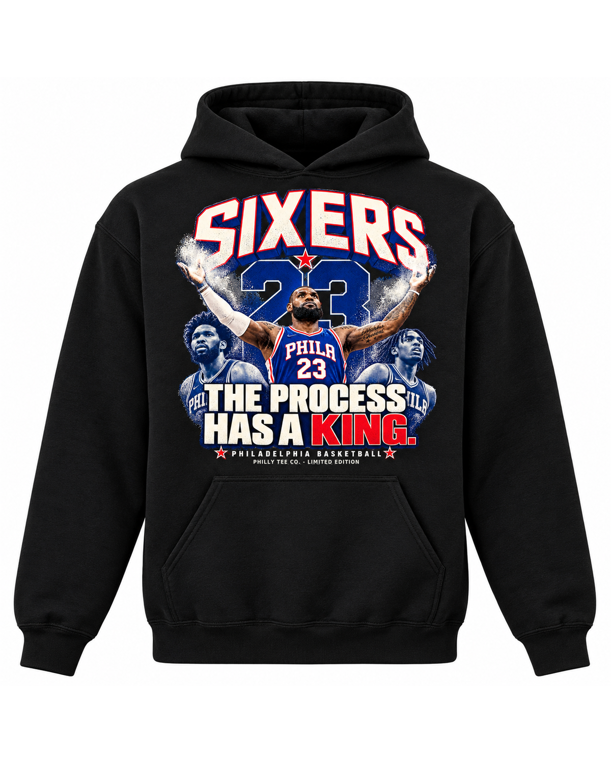 Philadelphia Sixers Hoodie – The Process Has a King | Limited To 150