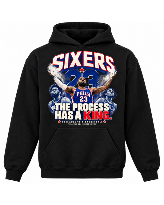 Philadelphia Sixers Hoodie – The Process Has a King | Limited To 150