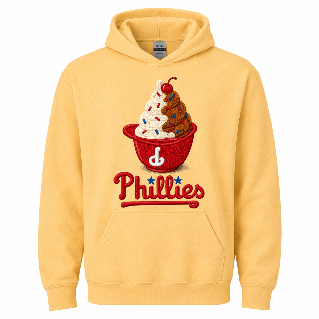 Cute Phillies Ice Cream Hoodie | Philadelphia Water Ice & Soft Serve Hoodie