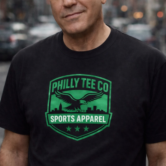 Philly Tee Co. Kelly Green Badge Tee – Limited Drop