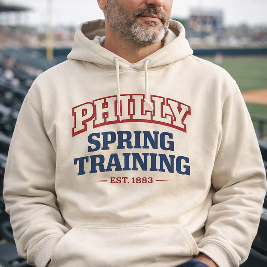 Philly Spring Training Hoodie – Vintage Baseball Season Pullover (Est. 1883)