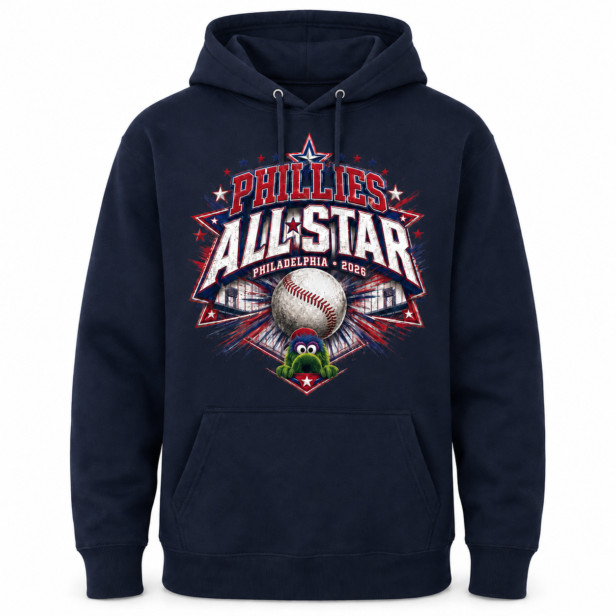Philadelphia MLB 2026 All Star Phillies Commemorative Hoodie Sweatshirt