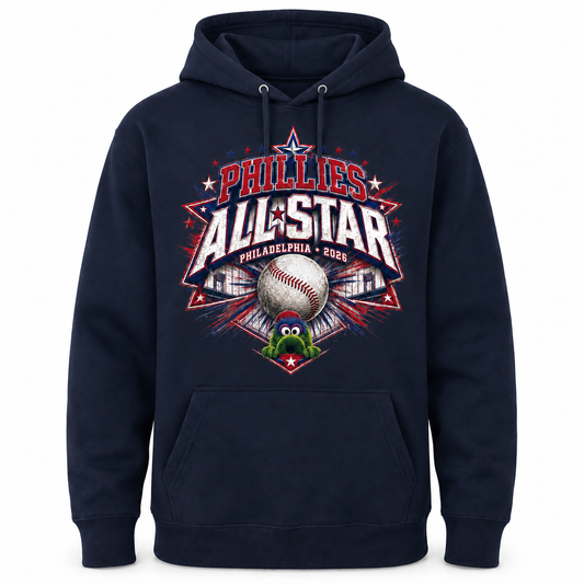 Philadelphia MLB 2026 All Star Phillies Commemorative Hoodie Sweatshirt