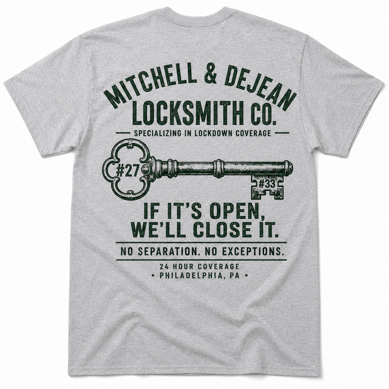 Mitchell & DeJean Locksmith Co. Vintage Eagles T-Shirt | Philly Tee Co.