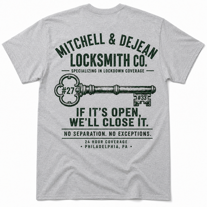 Mitchell & DeJean Locksmith Co. Vintage Eagles T-Shirt | Philly Tee Co.