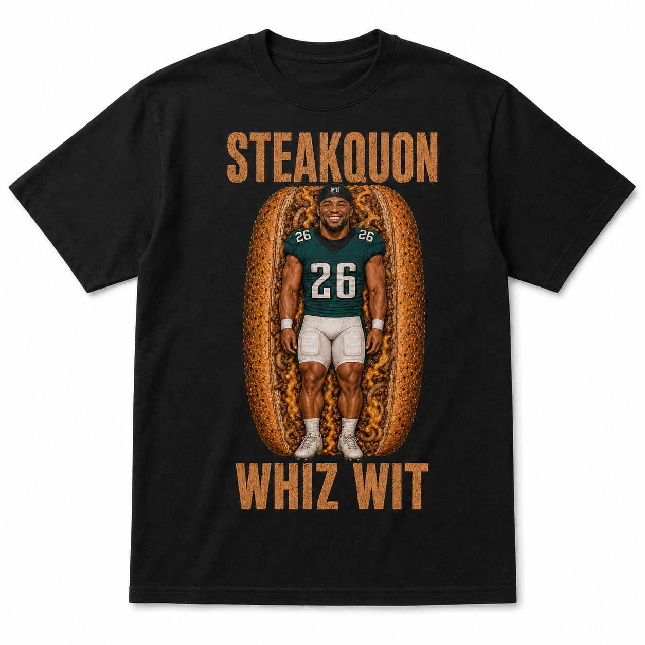 Steakquon Tee – Saquon Barkley Cheesesteak Shirt
