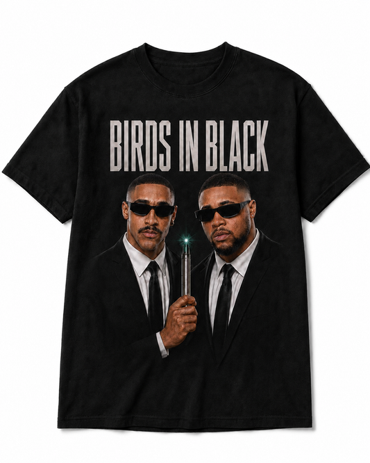 Jalen Hurts & Saquon Barkley Birds in Black T-Shirt