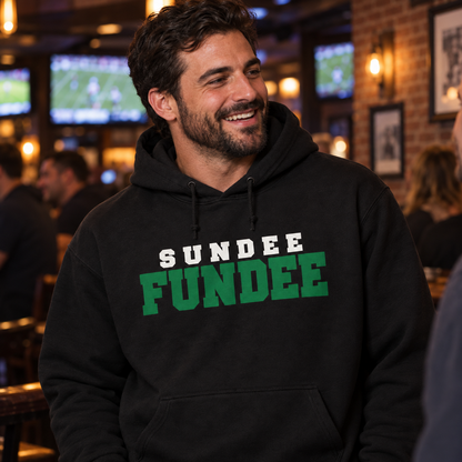 Philadelphia SUNDEE FUNDEE Eagles Hoodie – Black & Kelly Green