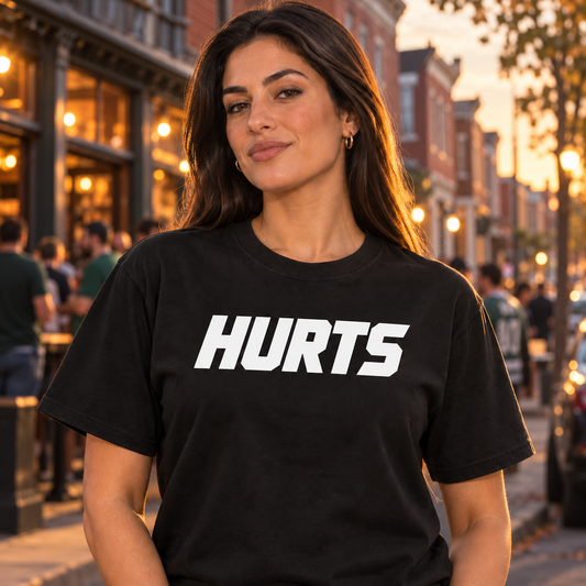 Jalen Hurts HURTS Wordmark T-Shirt – Black
