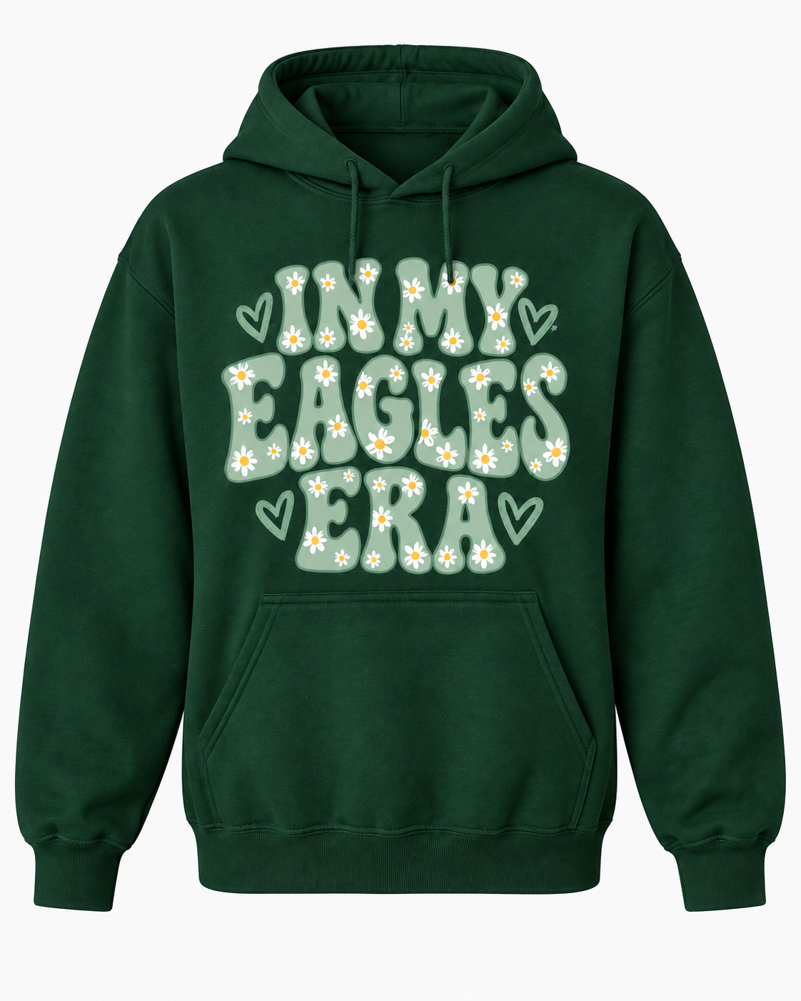 I’m In My Eagles Era Floral Philly Football Hoodie