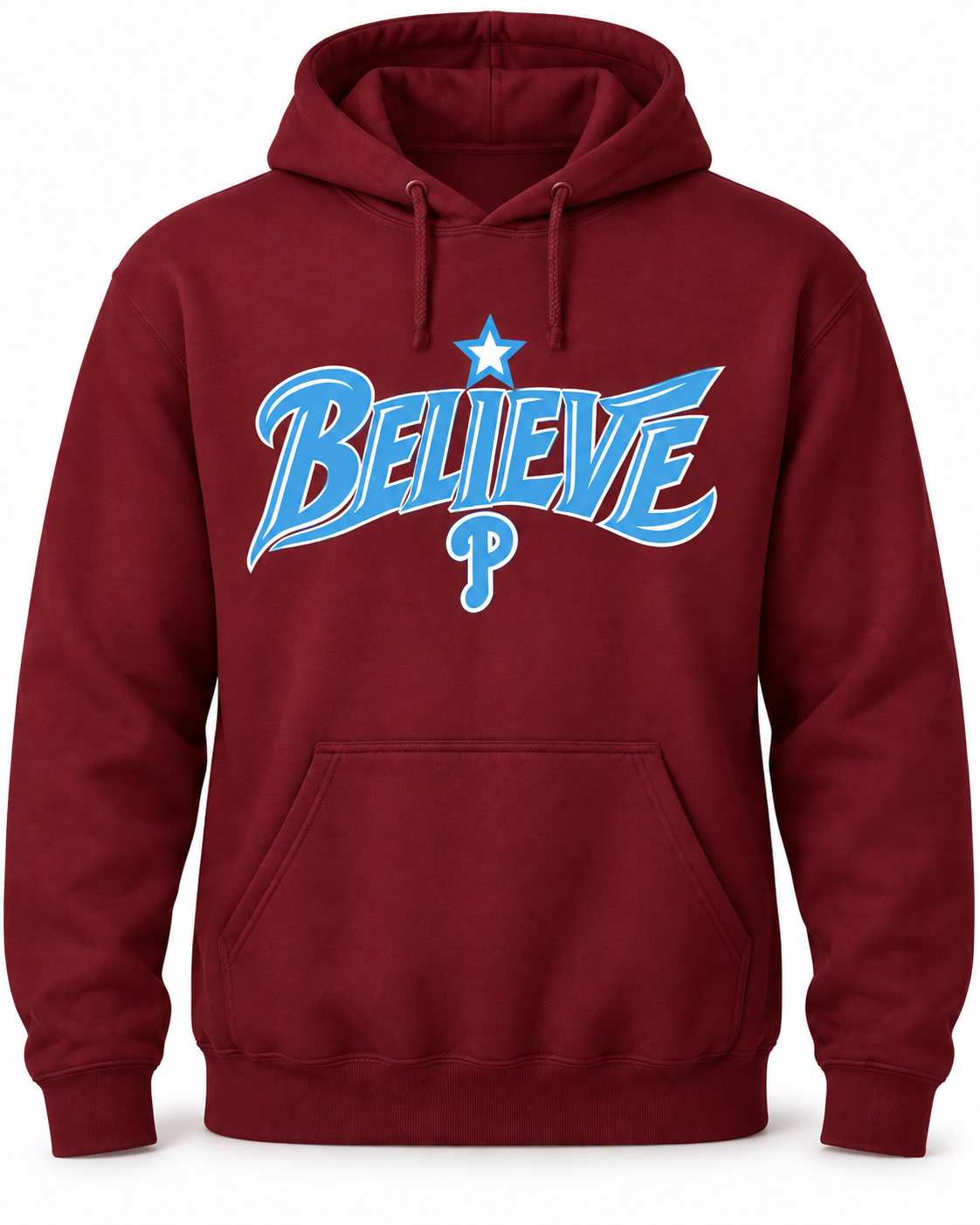 Philadelphia Phillies Believe Hoodie – Garnet