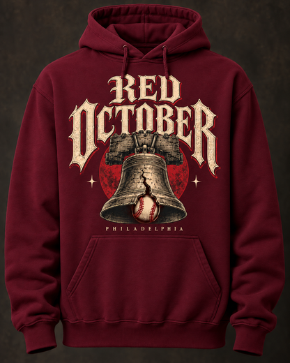 Red October Philadelphia Baseball Hoodie – Garnet | Limited 50