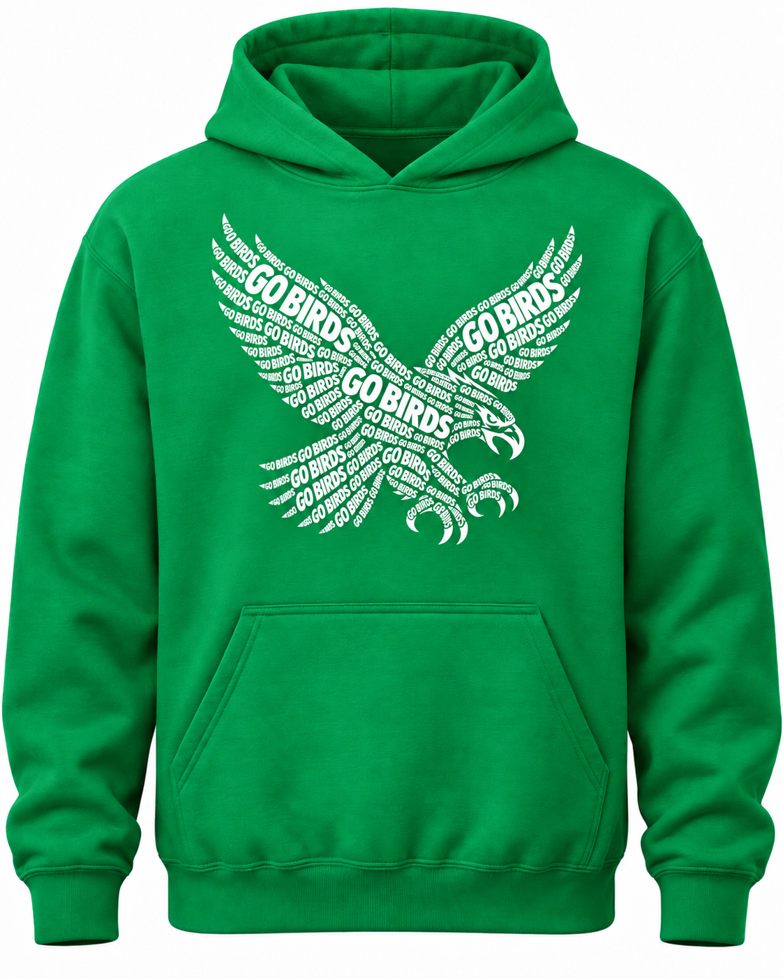Go Birds Philadelphia Eagles Fan Hoodie – Kelly Green