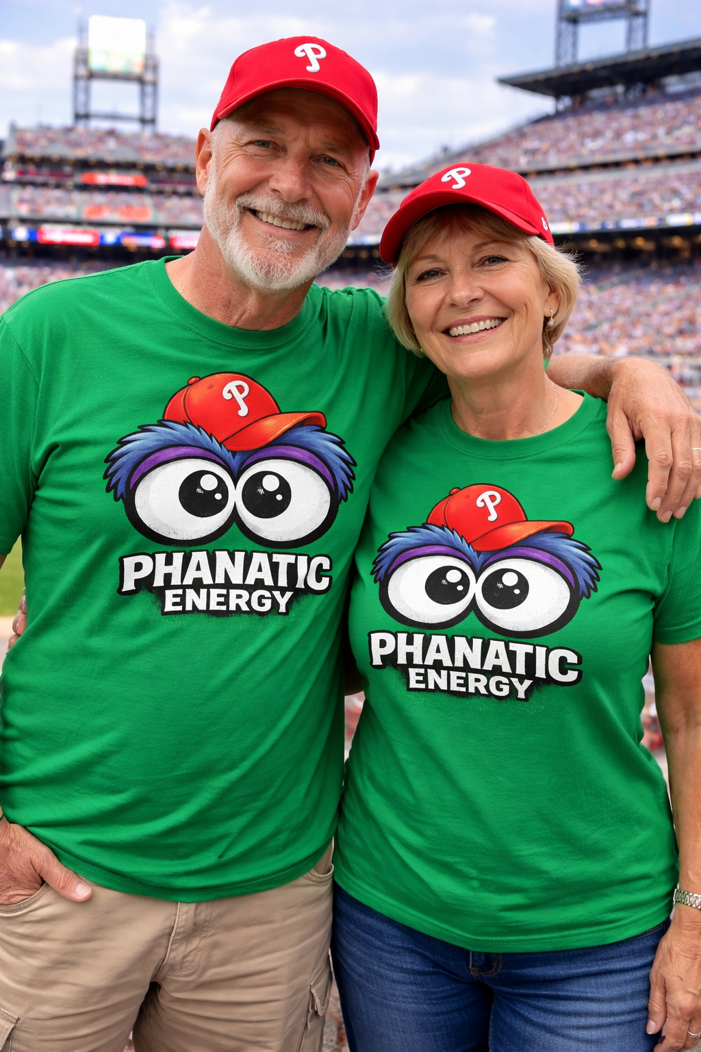 Phanatic Energy T-Shirt – Phillie Phanatic Style Shirt, Funny Philadelphia Baseball Fan Tee, Philly Game Day Shirt