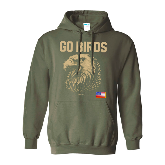 Go Birds Philadelphia Eagles Military Hoodie
