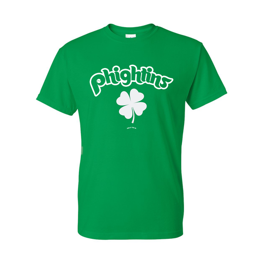 St Patricks Phillies 2025 Irish Shamrock Tee