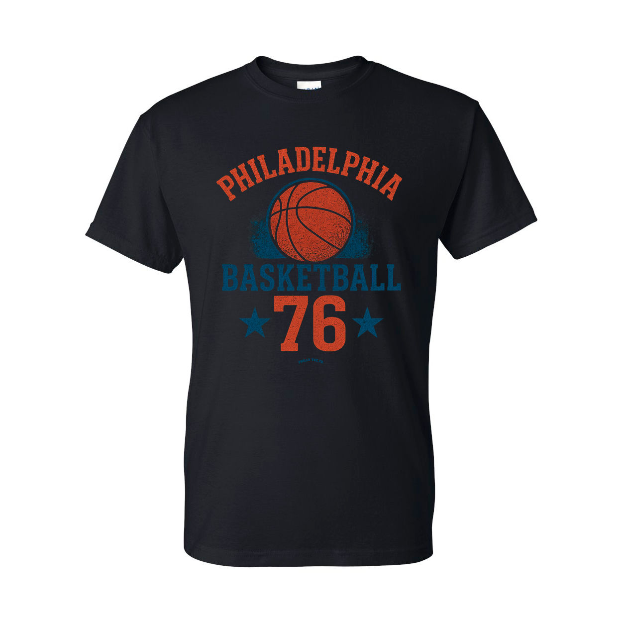 Philadelphia Basketball 76 Sixers Vintage Style Tee