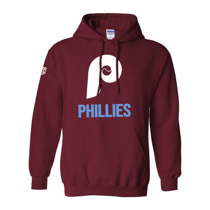 Philadelphia Phillies Maroon Pullover Hoodie – Classic Philly Baseball Fan Sweatshirt