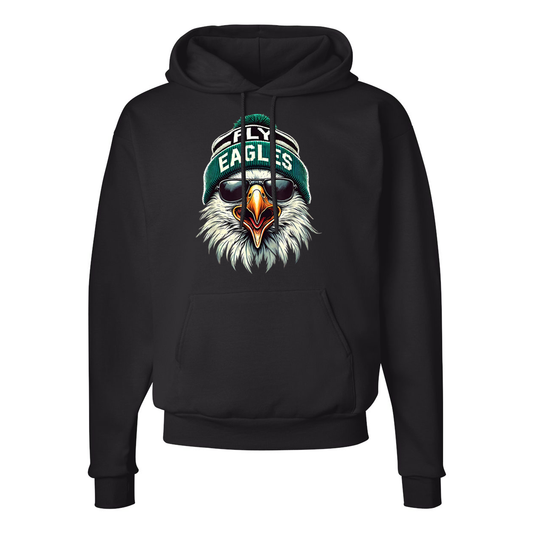 Philadelphia Fly Eagles Bird Sunglasses Hoodie