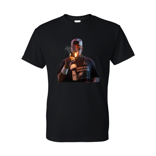 Jalen Hurts Cigar Celebratory Superbowl Win Tee