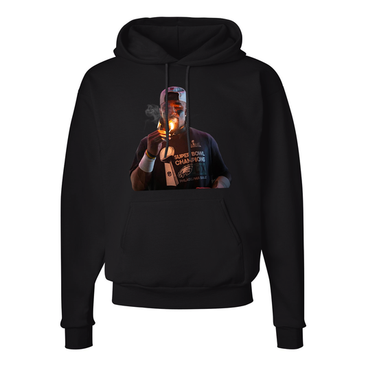 Jalen Hurts Cigar Celebratory Superbowl Win Hoodie