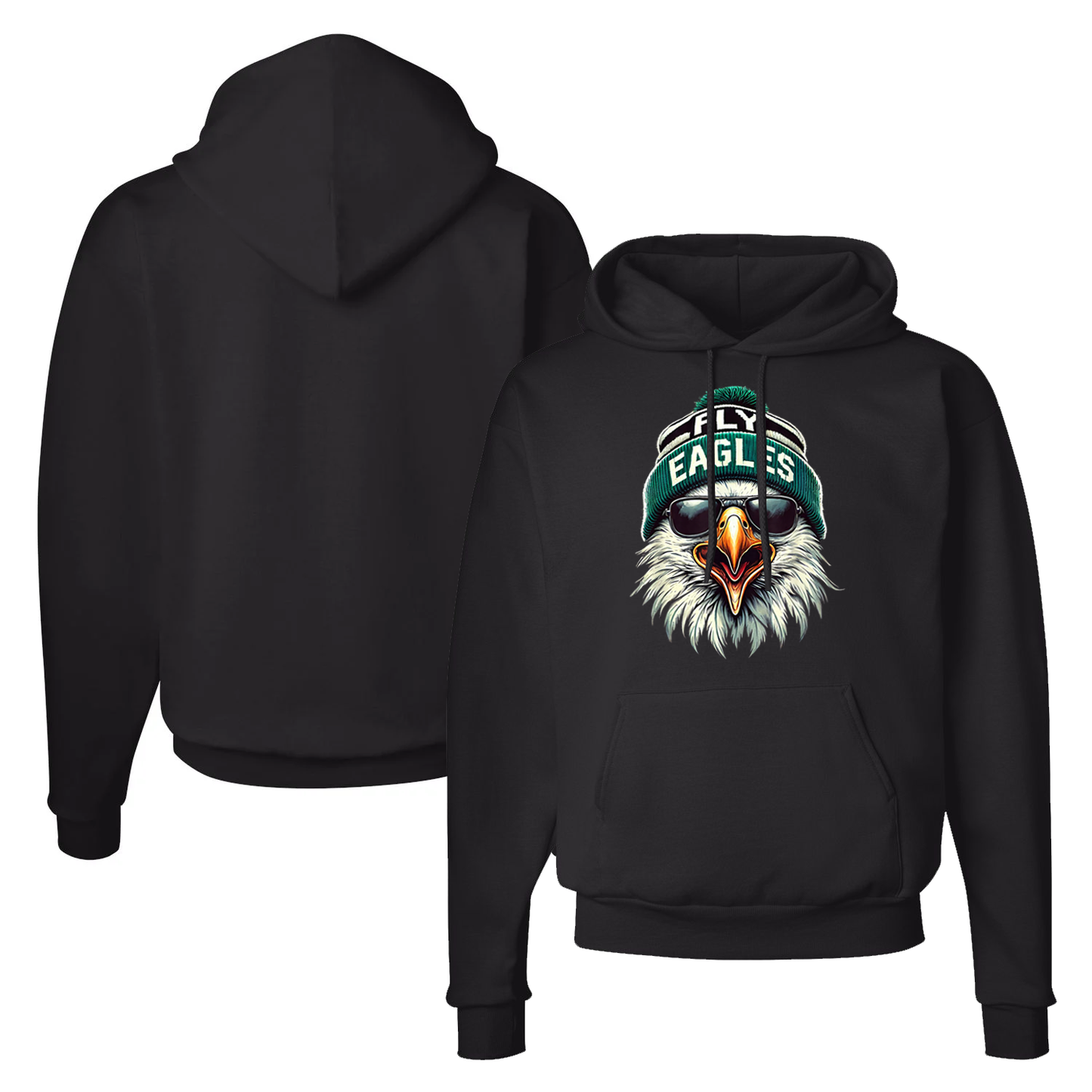 Philadelphia Fly Eagles Bird Sunglasses Hoodie